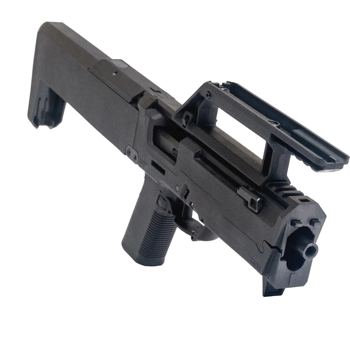 Magpul ZEV FDP folding 9mm firearm shown deployed against a plain white background.